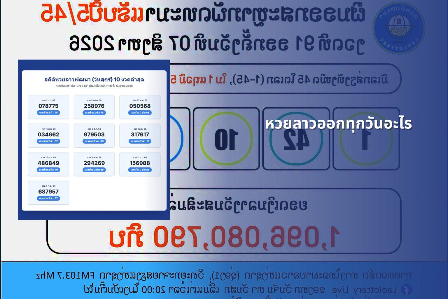 หวยลาวออกทุกวันอะไร - หวยลาว