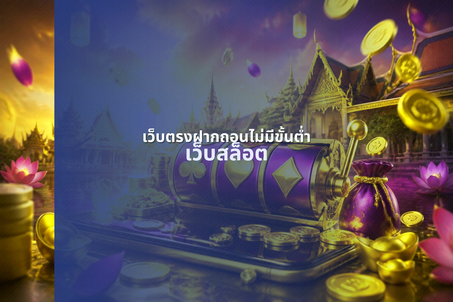 เว็บตรงฝากถอนไม่มีขั้นต่ํา เว็บสล็อต