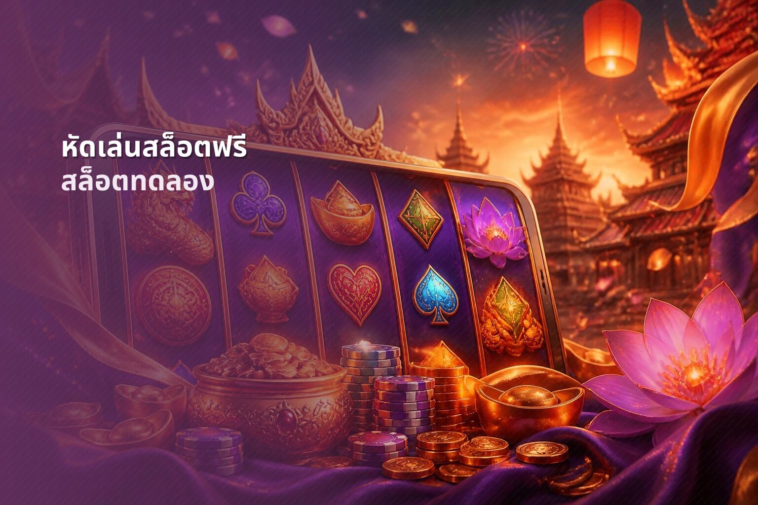 หัดเล่นสล็อตฟรี สล็อตทดลอง