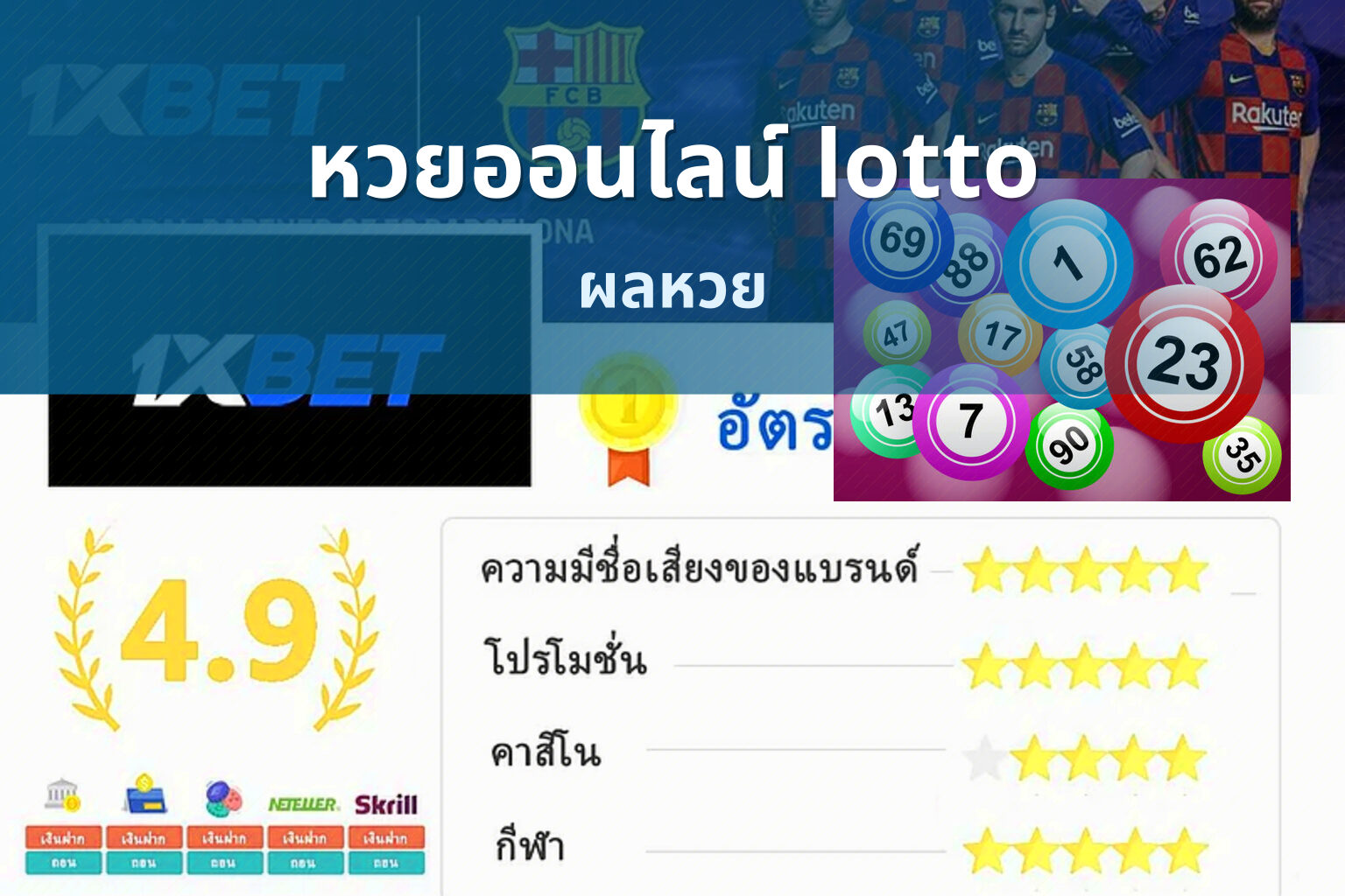 หวยออนไลน์ lotto - online lottery