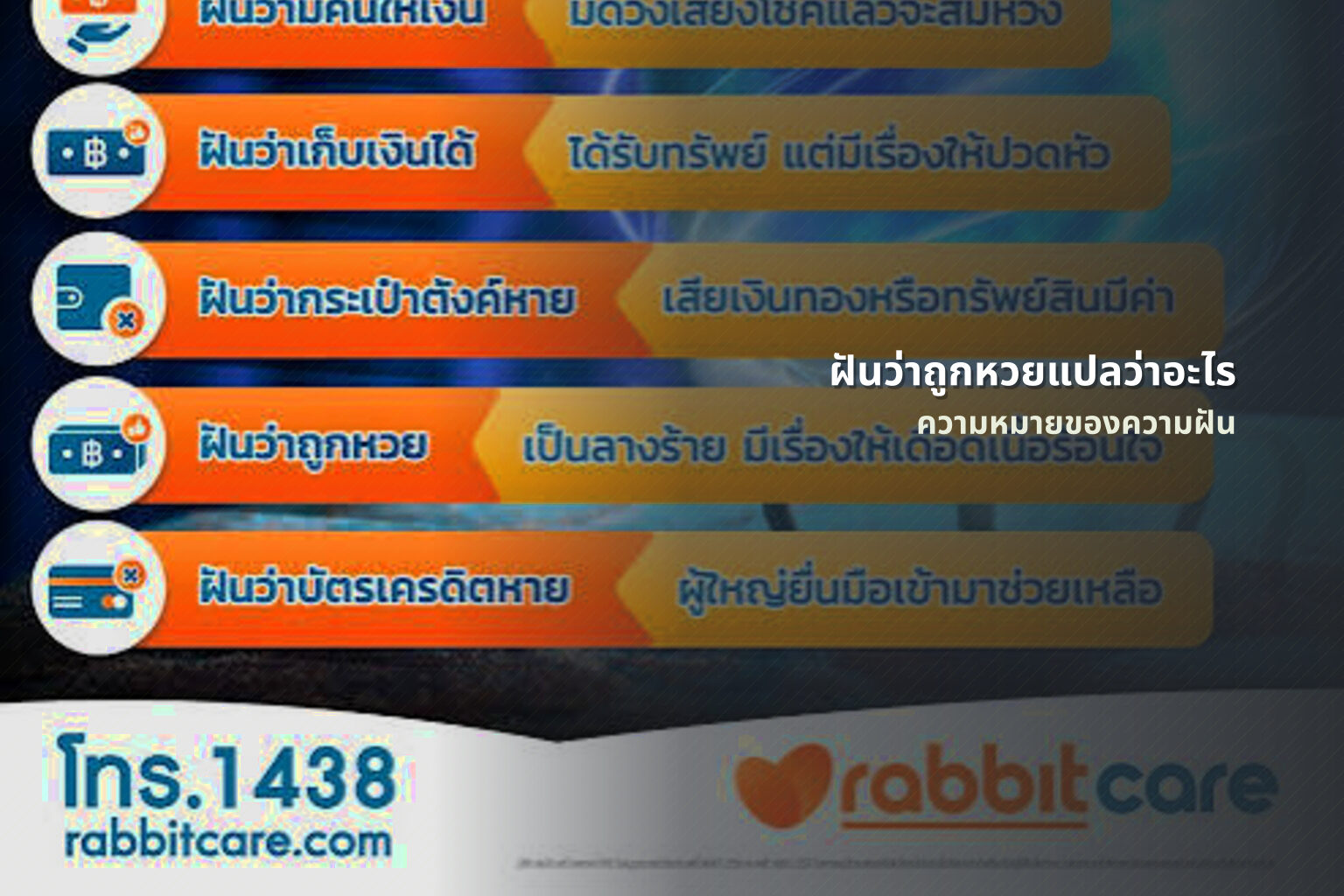 ฝันว่าถูกหวยแปลว่าอะไร ความหมายของความฝัน