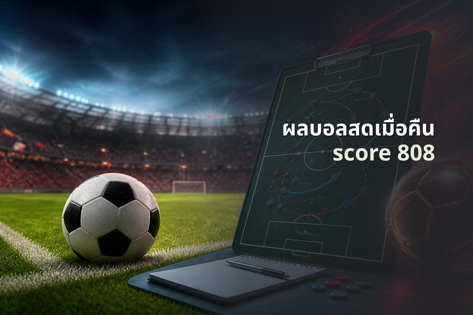 ผลบอลสดเมื่อคืน score 808
