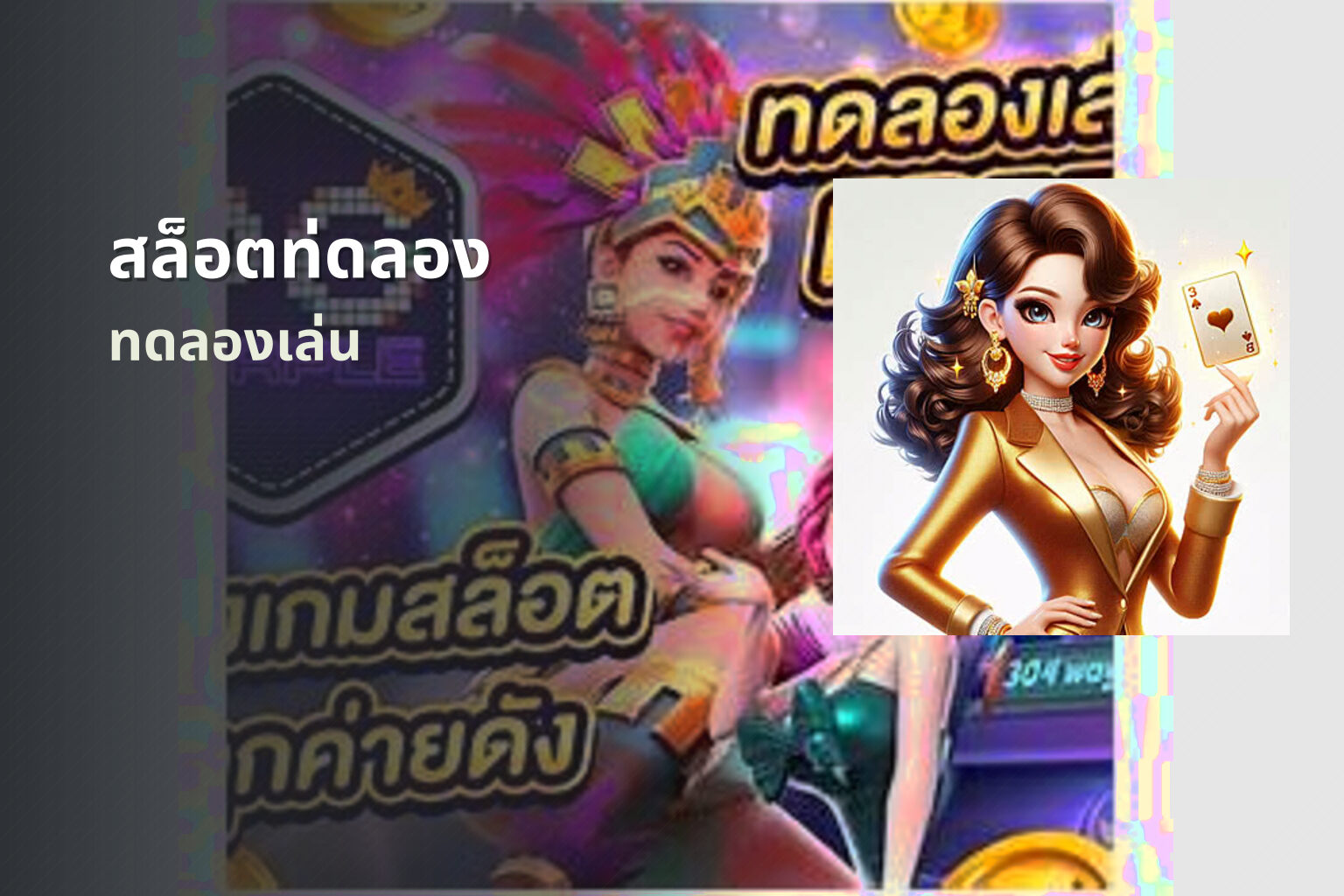 สล็อตท่ดลอง ทดลองเล่น