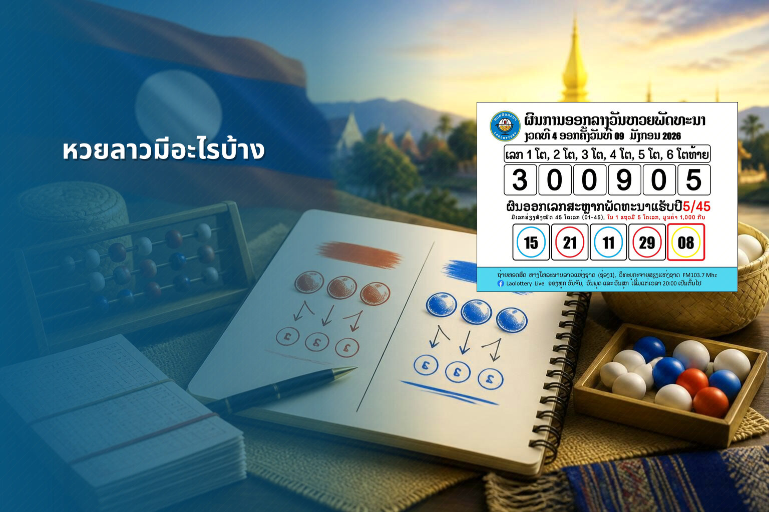 หวยลาวมีอะไรบ้าง - lottery types