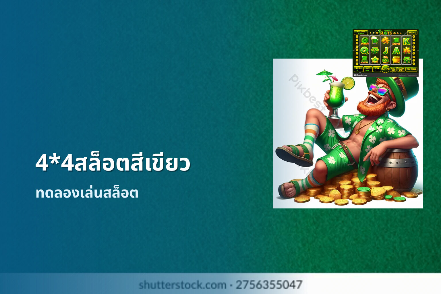 4*4สล็อตสีเขียว ทดลองเล่นสล็อต