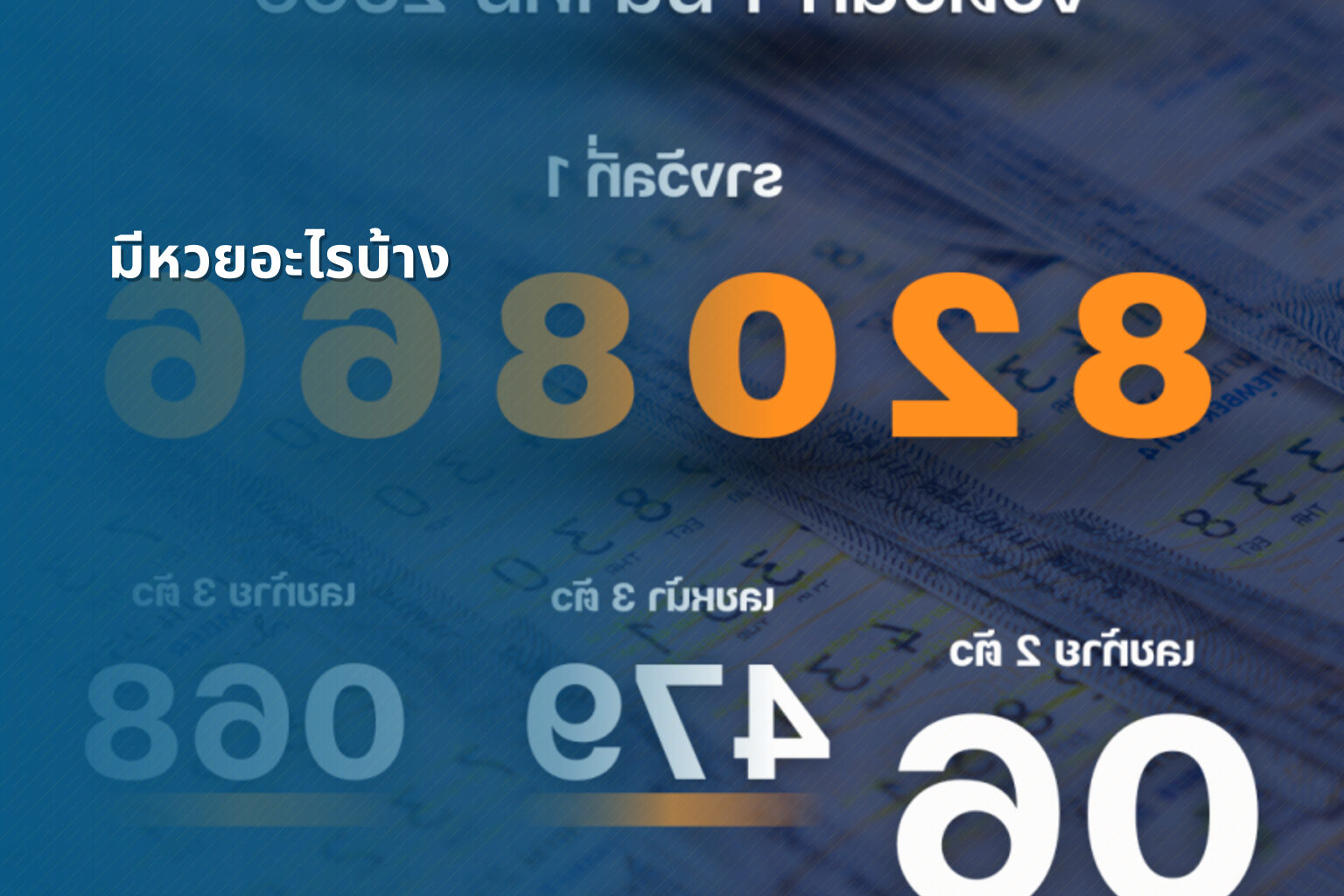 มีหวยอะไรบ้าง - หวย