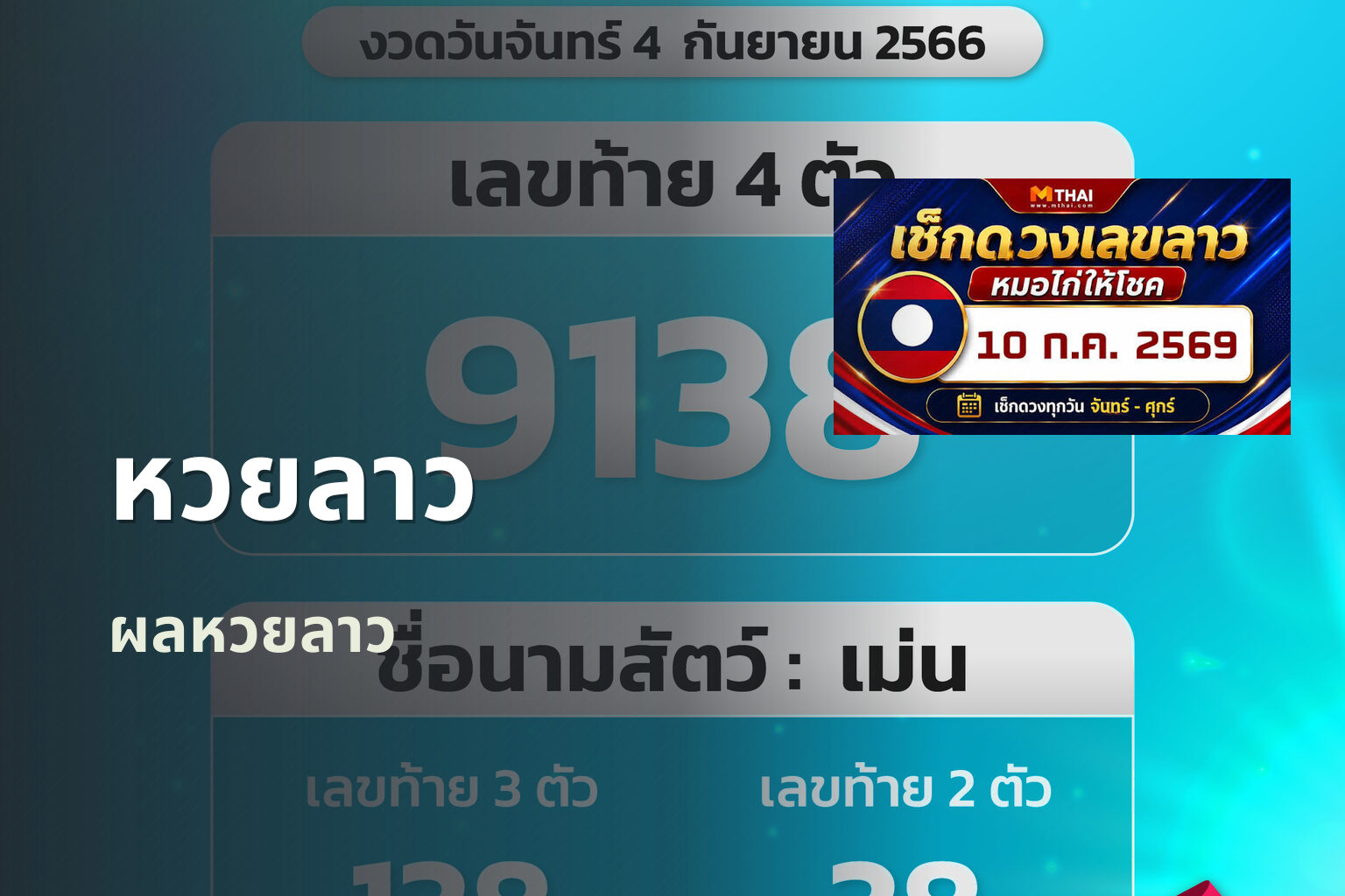 หวยลาว ผลหวยลาว