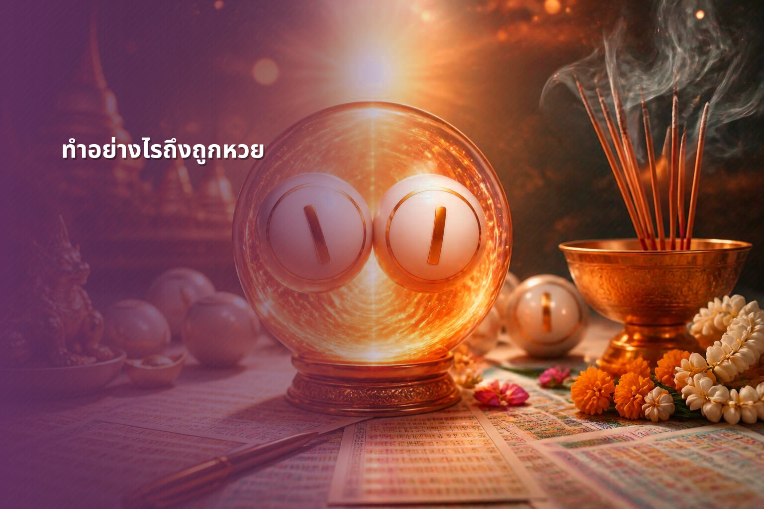 ทำอย่างไรถึงถูกหวย - หวย