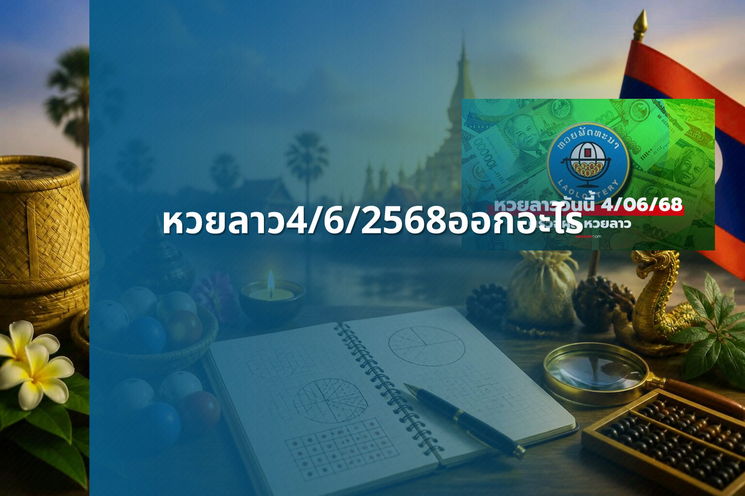 หวยลาว4/6/2568ออกอะไร - lottery results