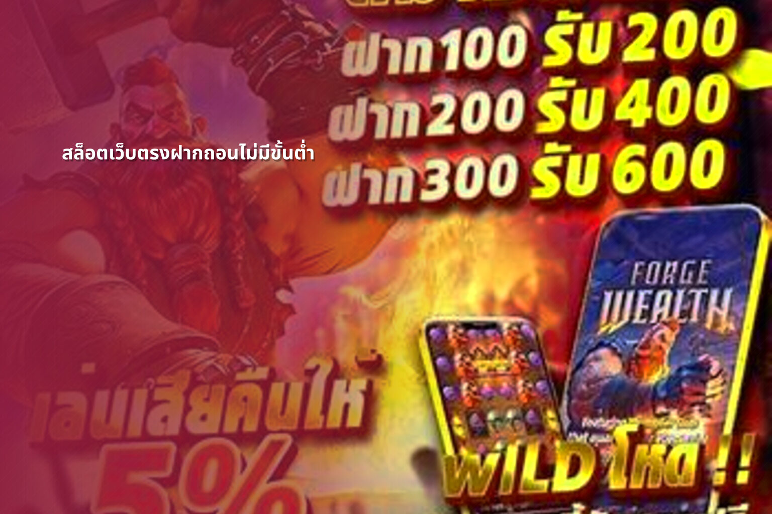สล็อตเว็บตรงฝากถอนไม่มีขั้นต่ํา - no limit deposit slots