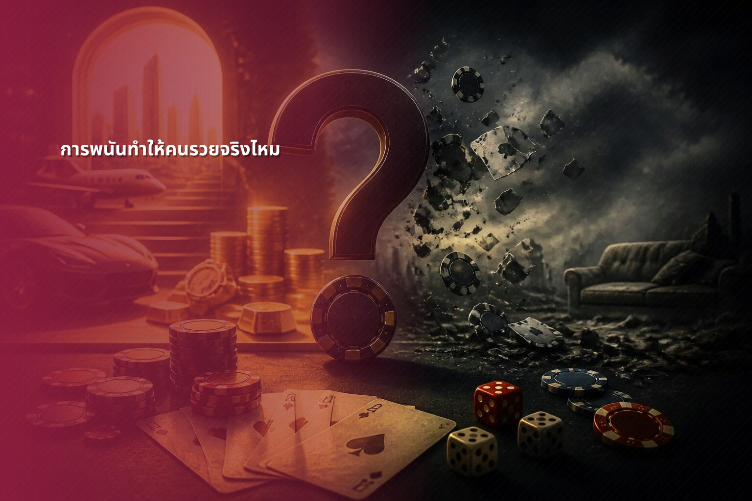 การพนันทำให้คนรวยจริงไหม - การพนัน