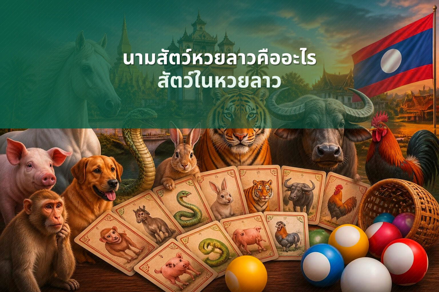 นามสัตว์หวยลาวคืออะไร สัตว์ในหวยลาว
