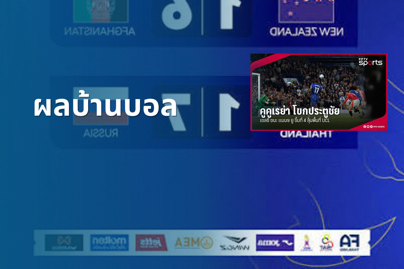 ผลบ้านบอล - sports results