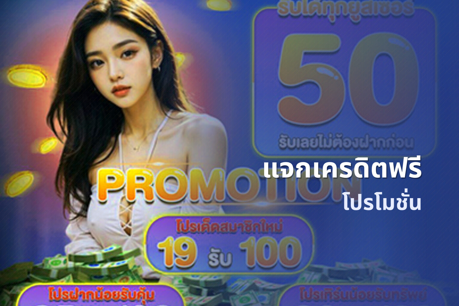 แจกเครดิตฟรี - promotions