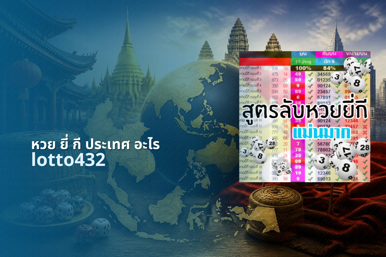 หวย ยี่ กี ประเทศ อะไร - lottery origins