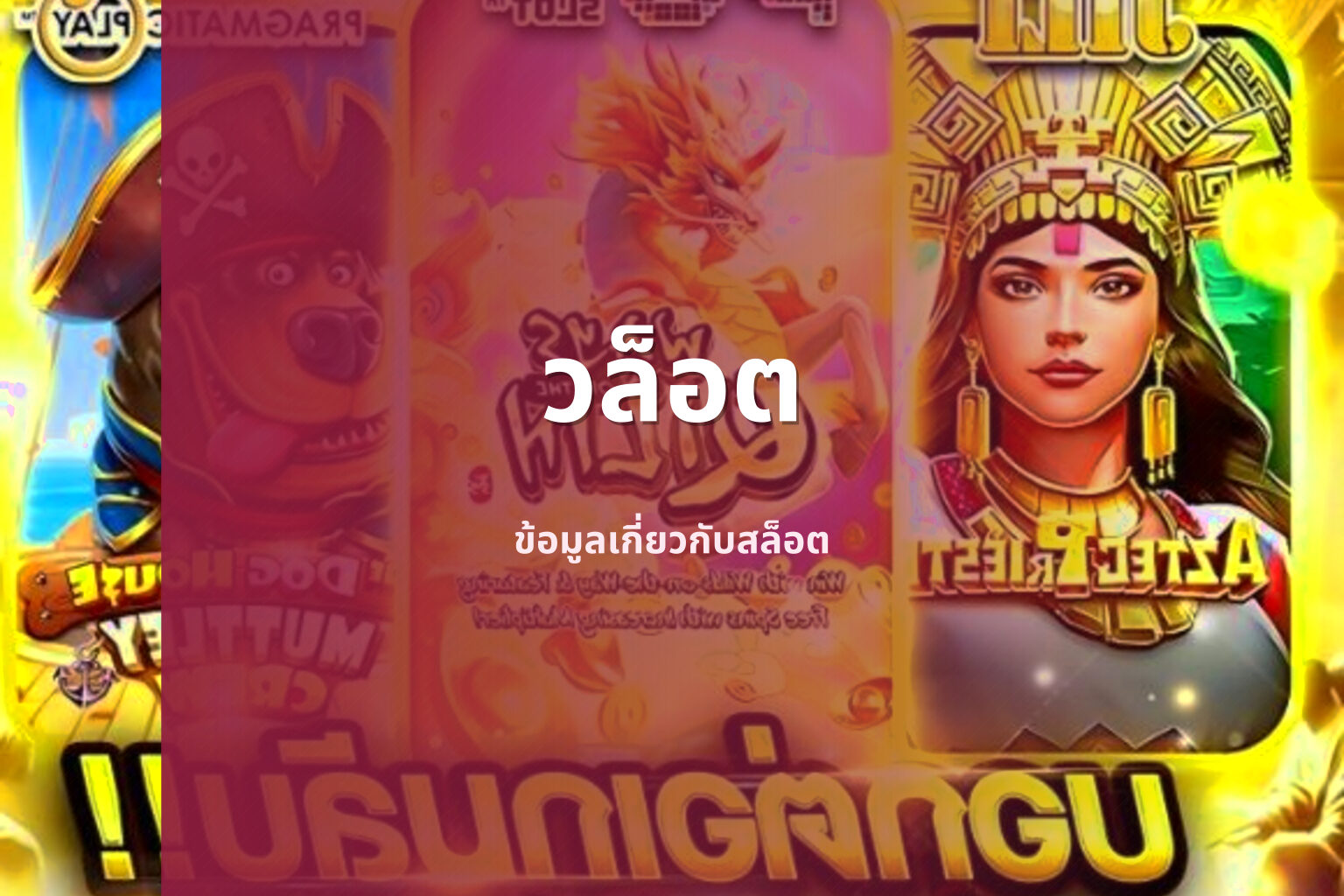 วล็อต ข้อมูลเกี่ยวกับสล็อต