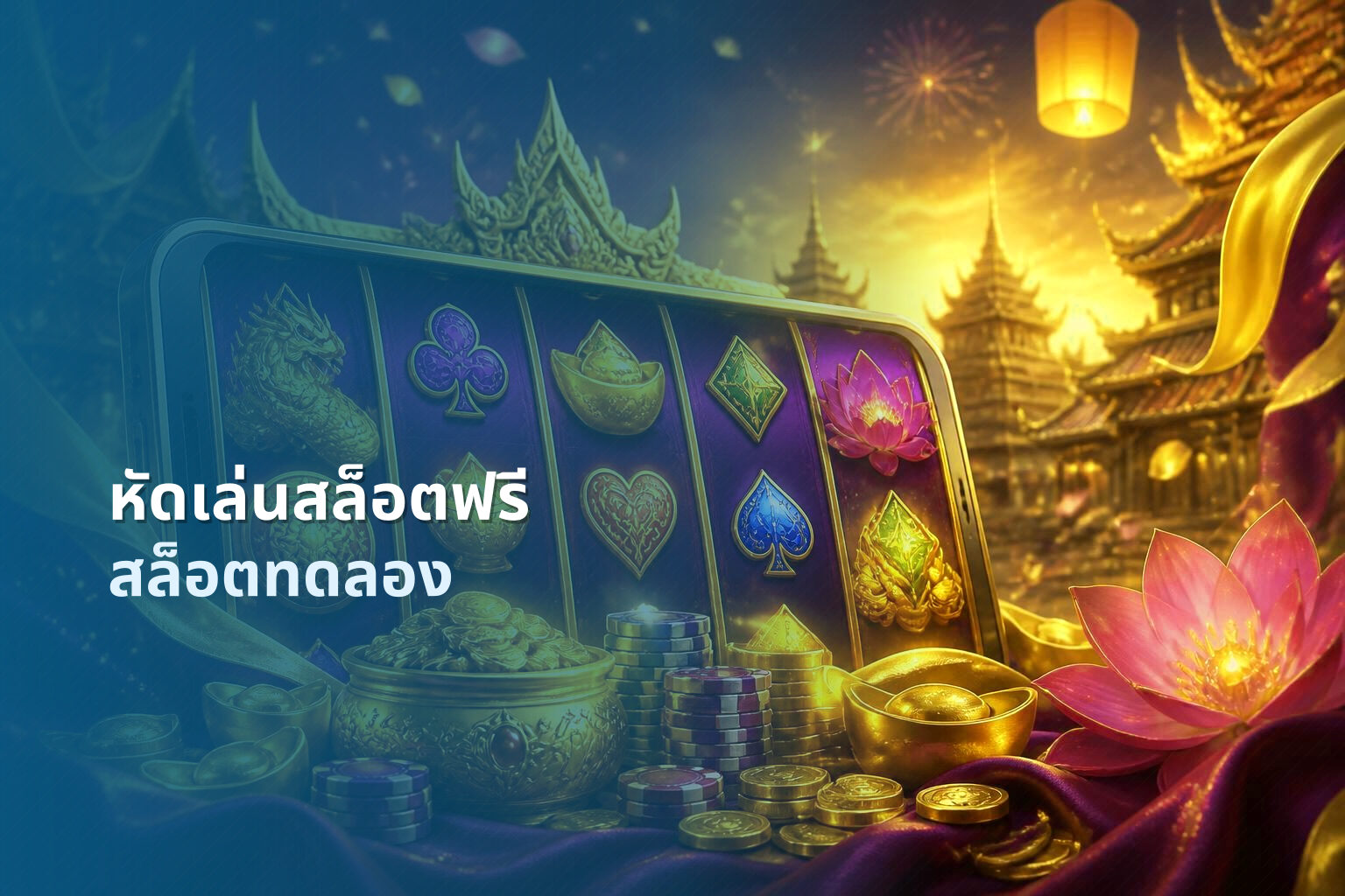 หัดเล่นสล็อตฟรี สล็อตทดลอง