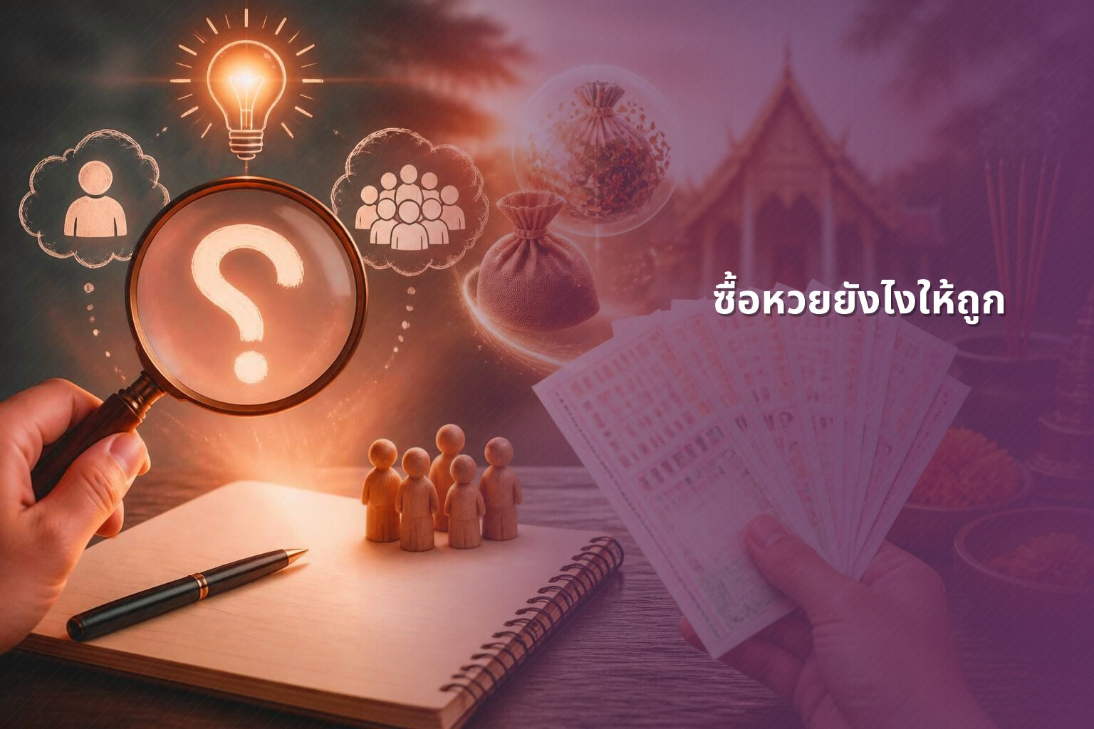 ซื้อหวยยังไงให้ถูก - การซื้อหวย