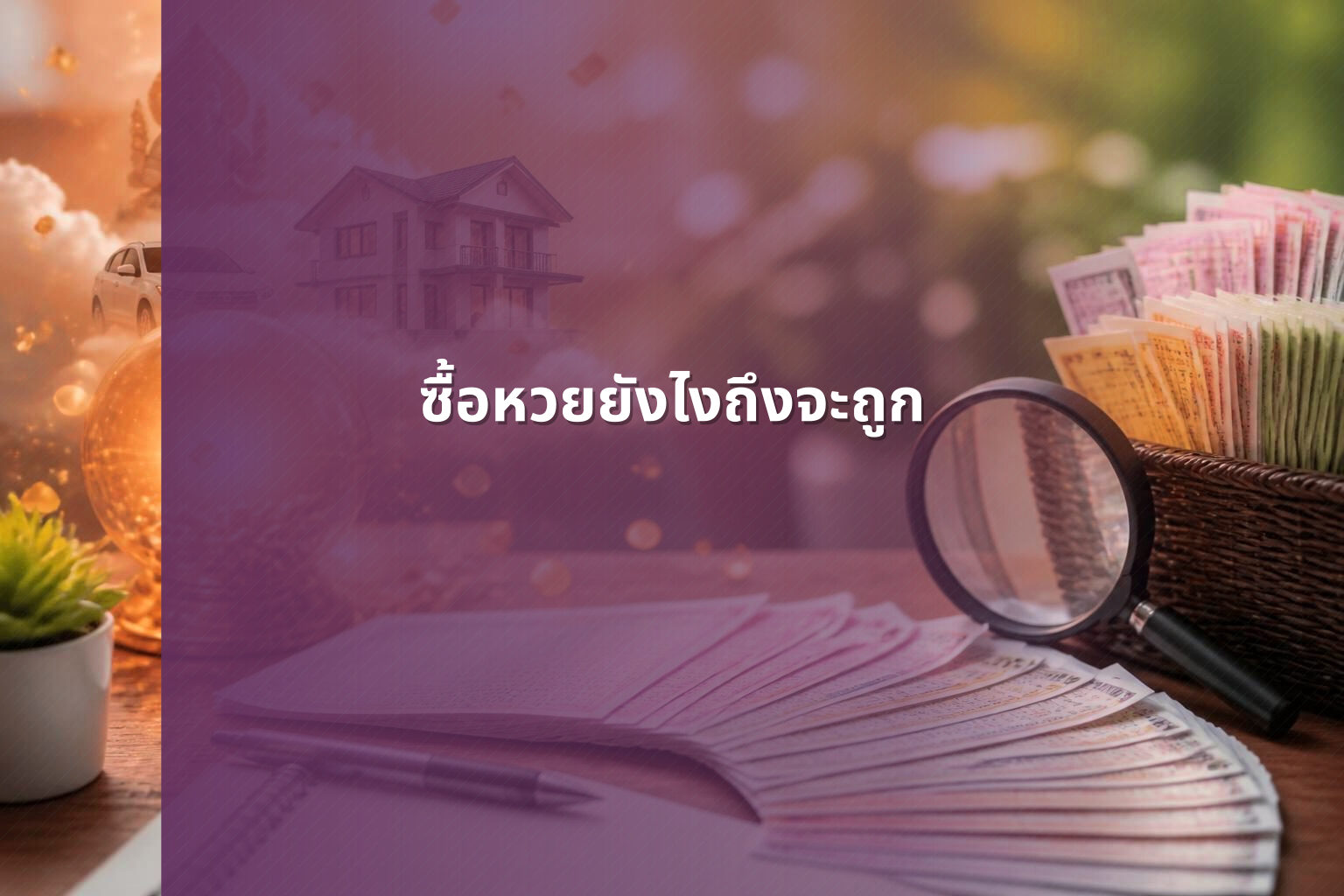 ซื้อหวยยังไงถึงจะถูก - how to win the lottery