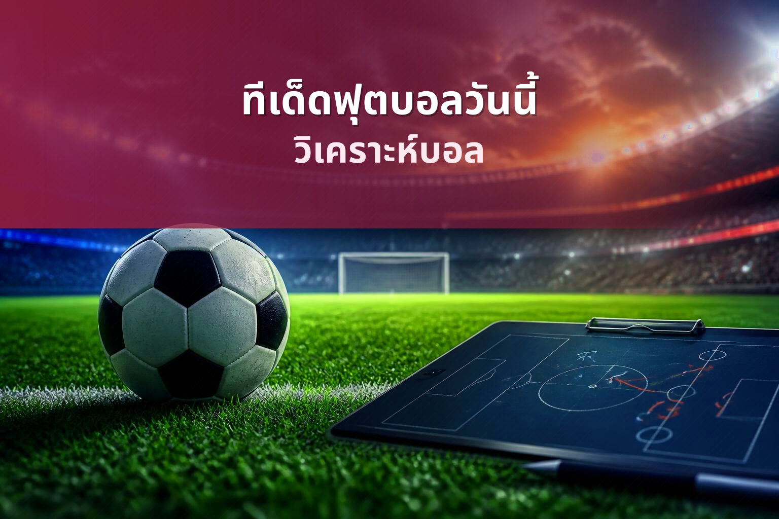ทีเด็ดฟุตบอลวันนี้ วิเคราะห์บอล