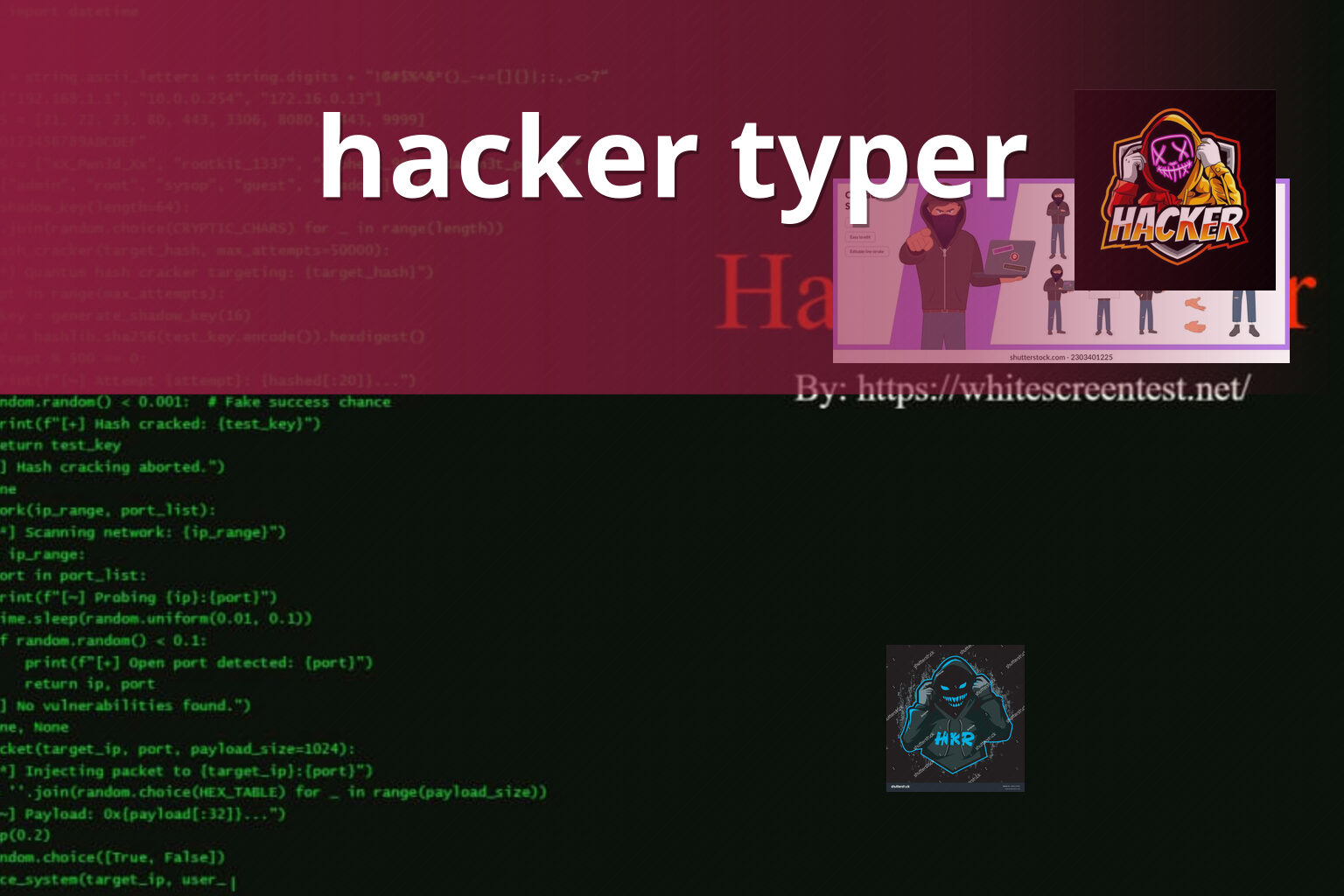 hacker typer - online tools