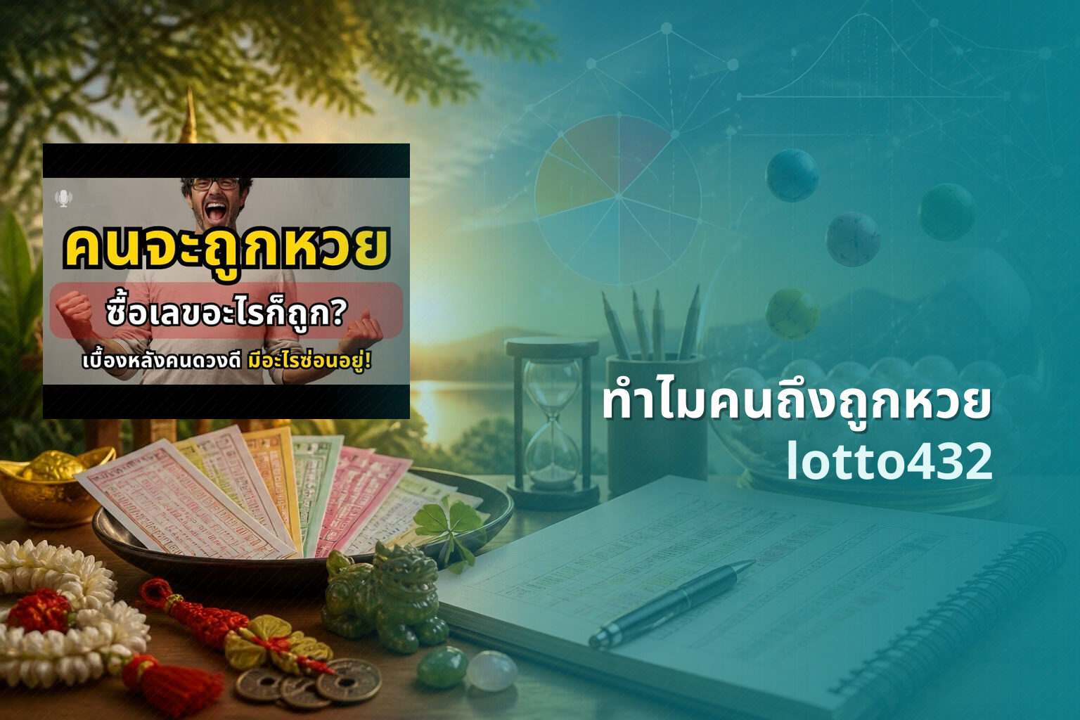 ทำไมคนถึงถูกหวย lotto432