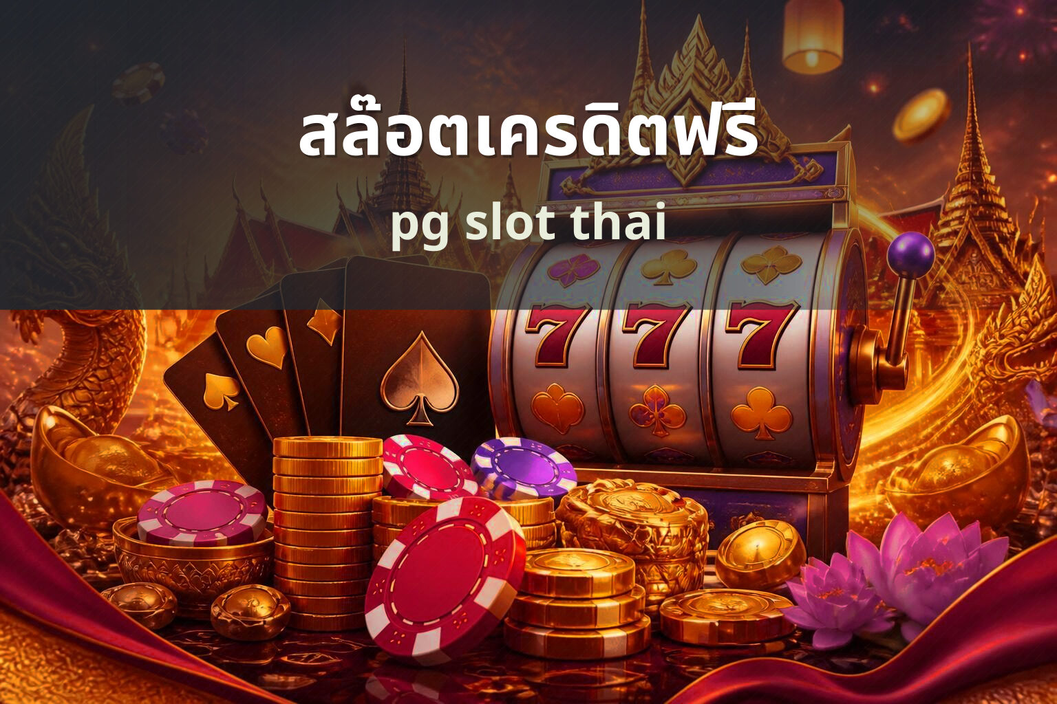 สล๊อตเครดิตฟรี pg slot thai