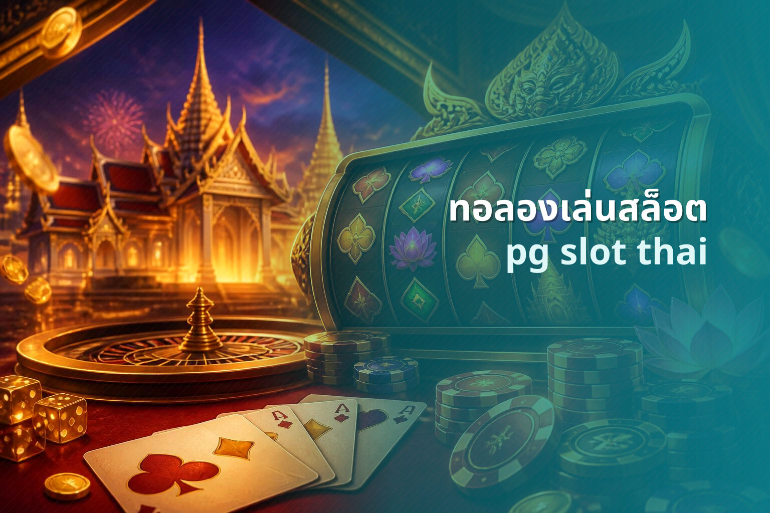 ทอลองเล่นสล็อต pg slot thai