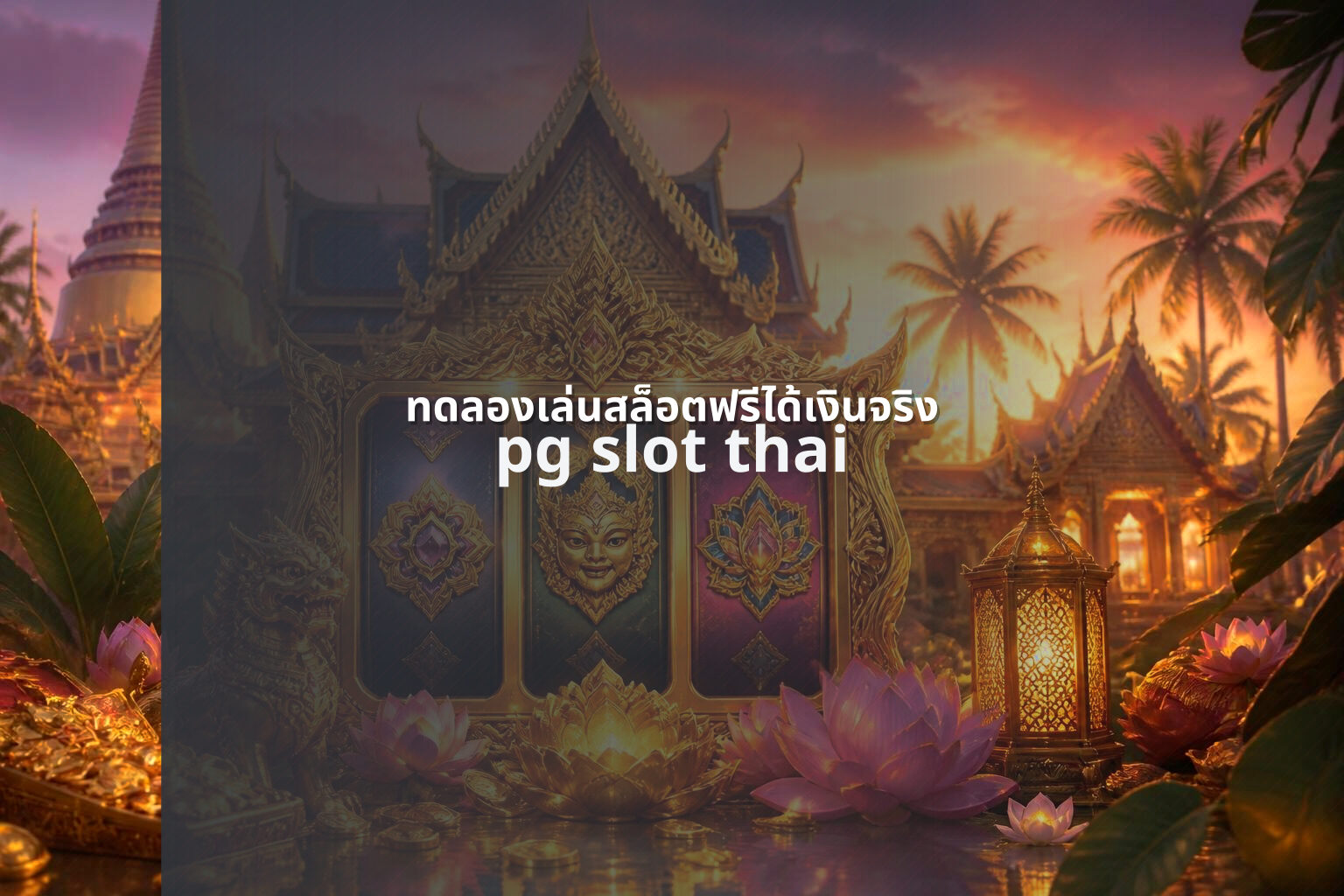 ทดลองเล่นสล็อตฟรีได้เงินจริง pg slot thai
