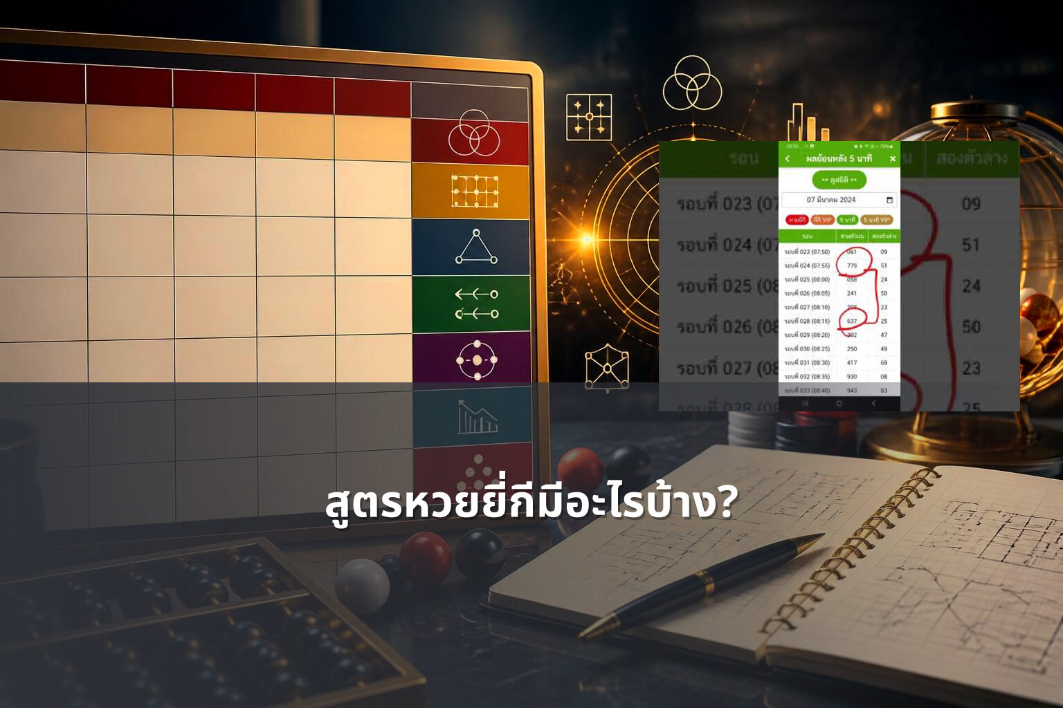 สูตรหวยยี่กีมีอะไรบ้าง? - หวยยี่กี