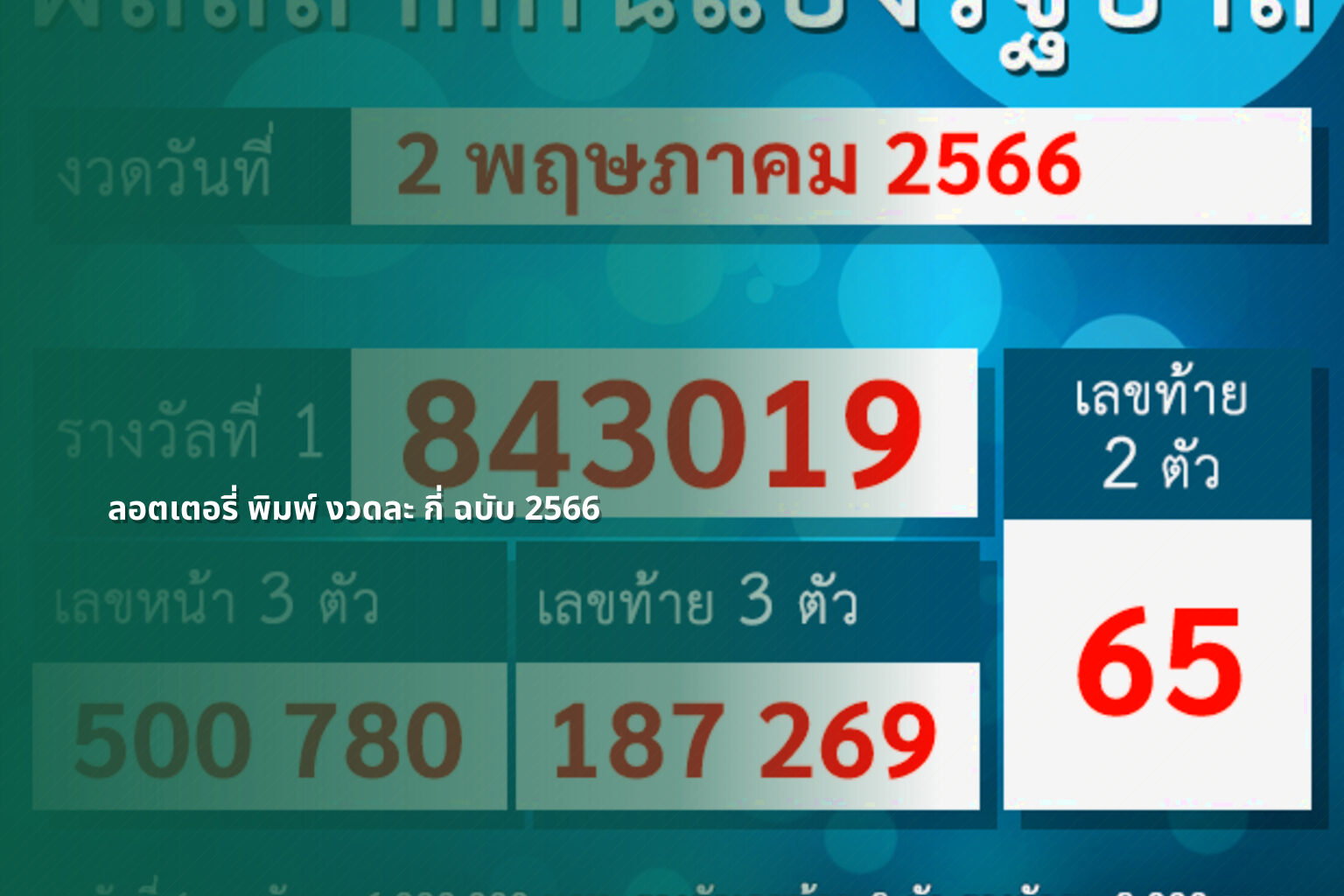 ลอตเตอรี่ พิมพ์ งวดละ กี่ ฉบับ 2566 - lottery printing details