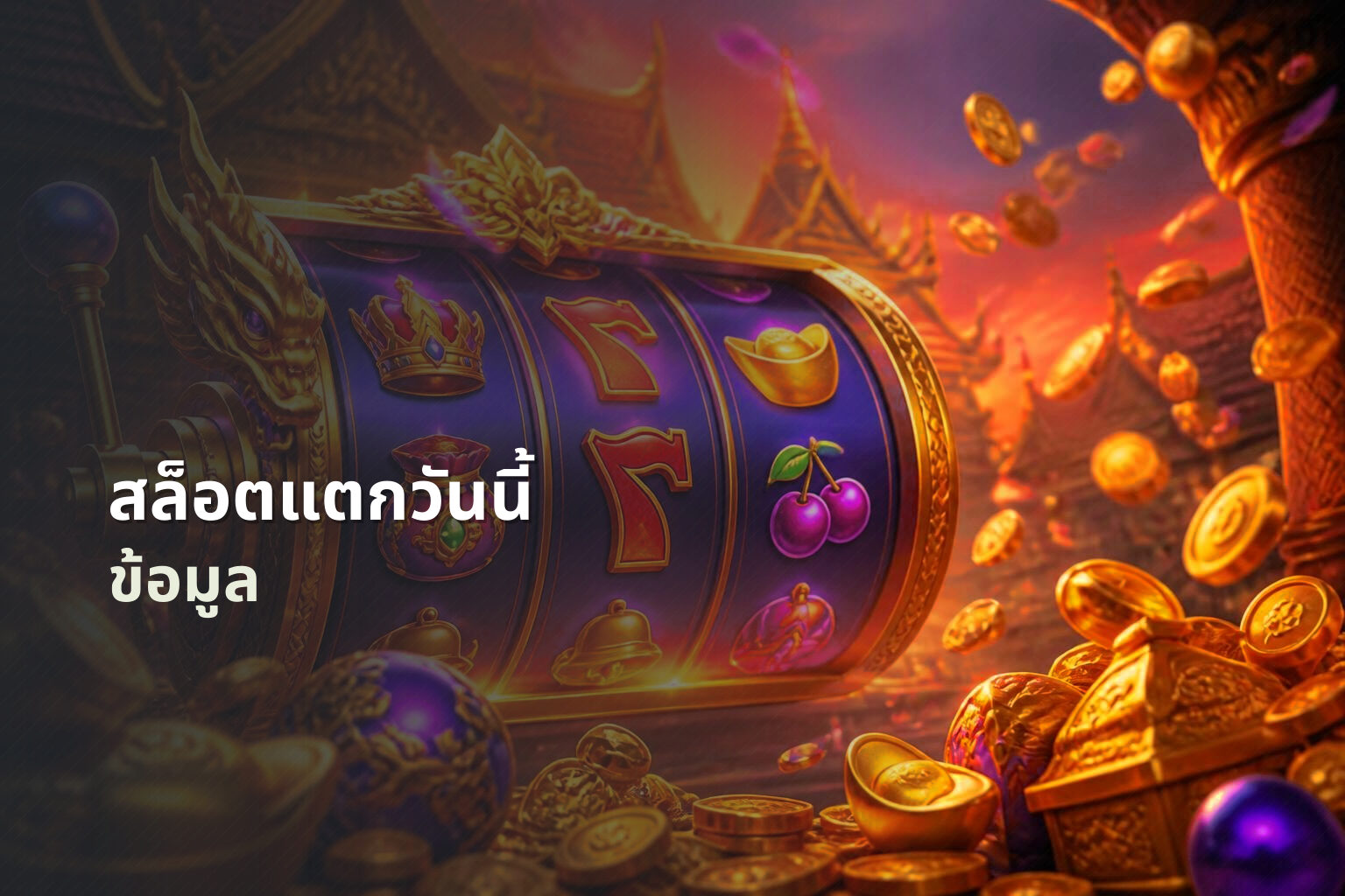 สล็อตแตกวันนี้ - online slot game