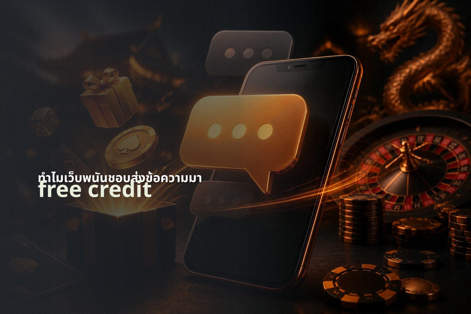 ทำไมเว็บพนันชอบส่งข้อความมา - SMS from gambling websites