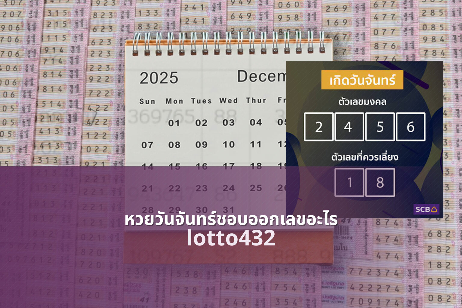 หวยวันจันทร์ชอบออกเลขอะไร - lottery number patterns