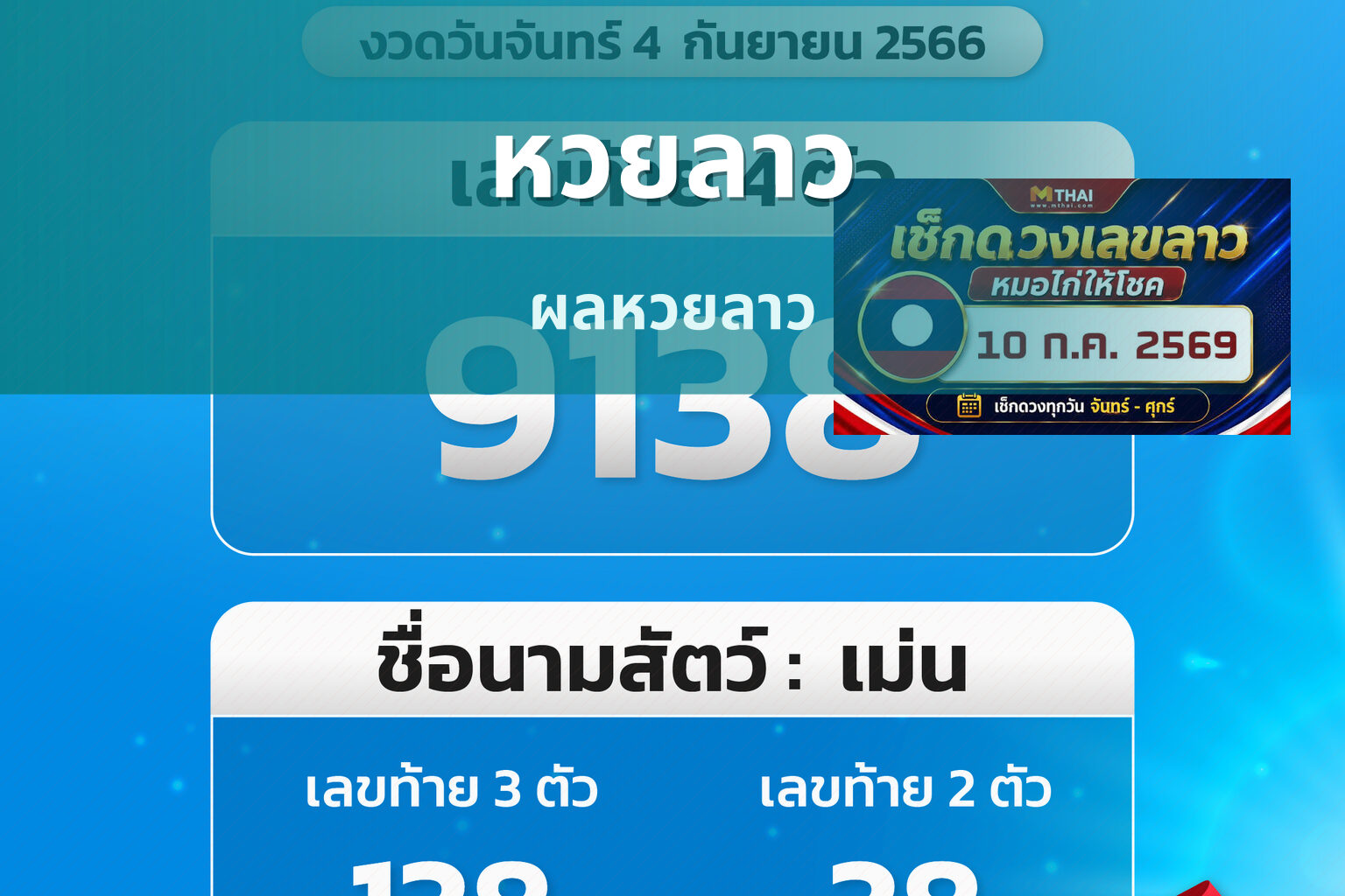 หวยลาว - lottery results