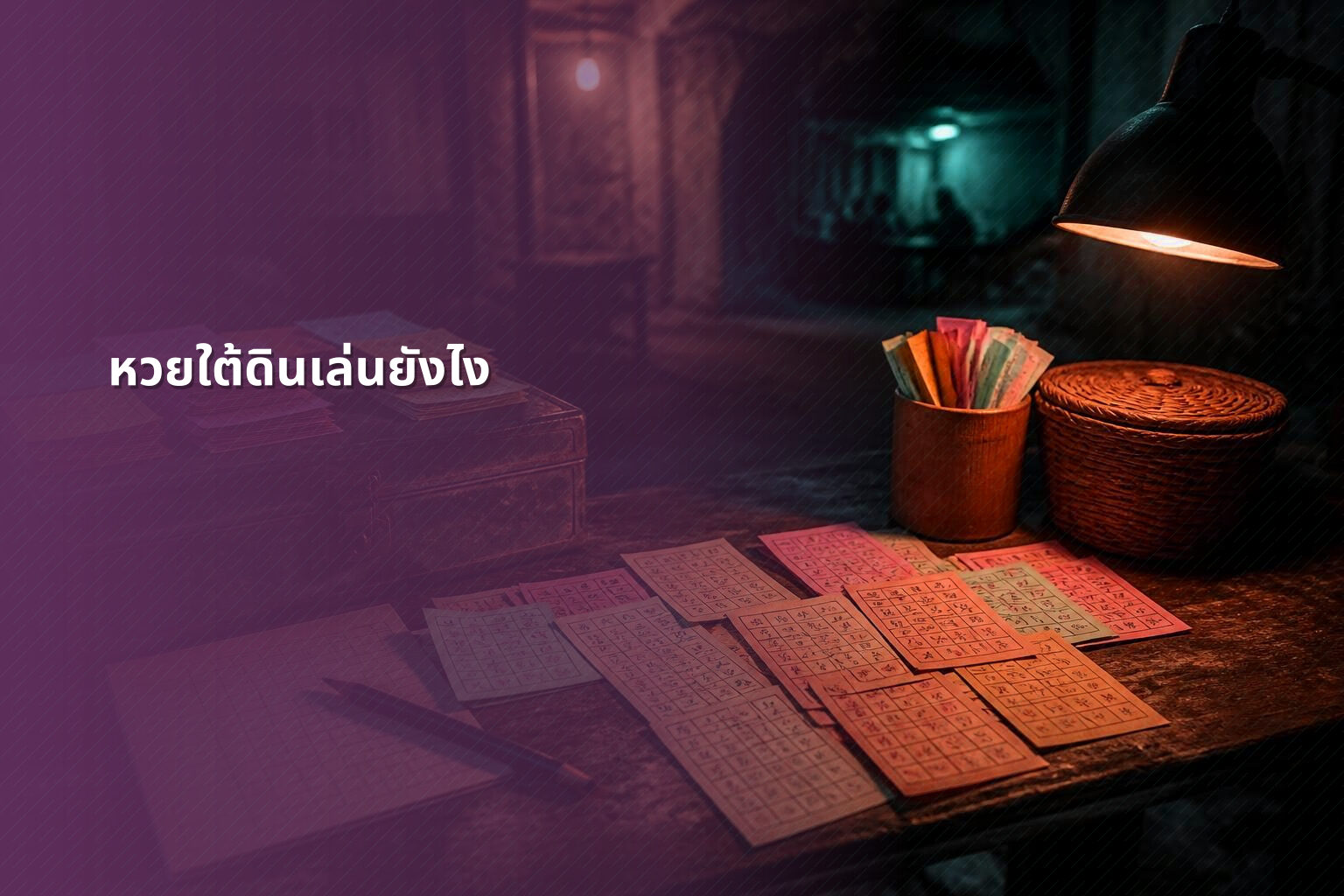 หวยใต้ดินเล่นยังไง - หวยใต้ดิน
