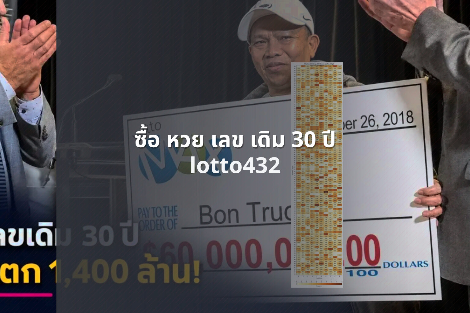 ซื้อ หวย เลข เดิม 30 ปี - buying same lottery number for 30 years