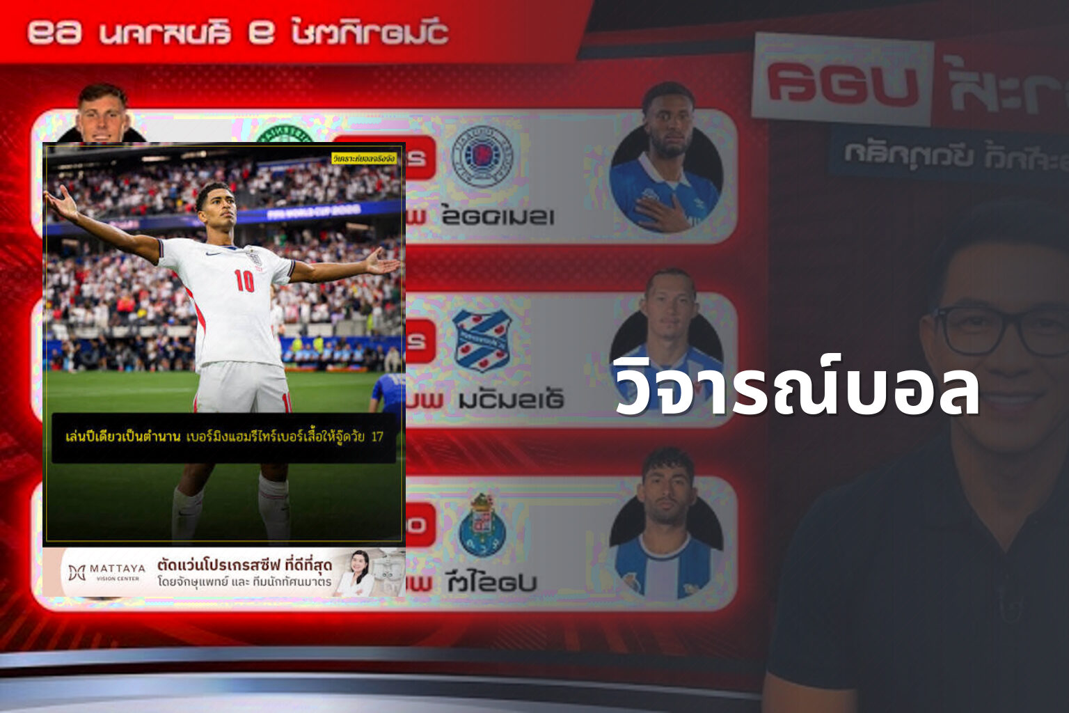 วิจารณ์บอล - sports analysis