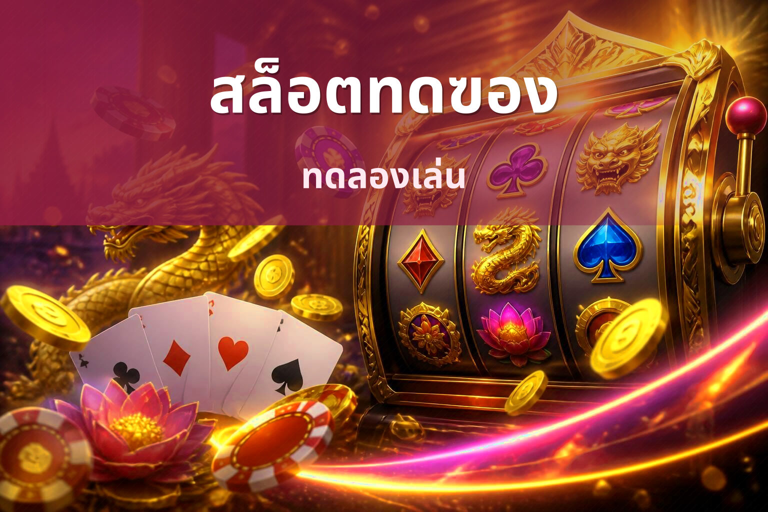 สล็อตทดฃอง ทดลองเล่น