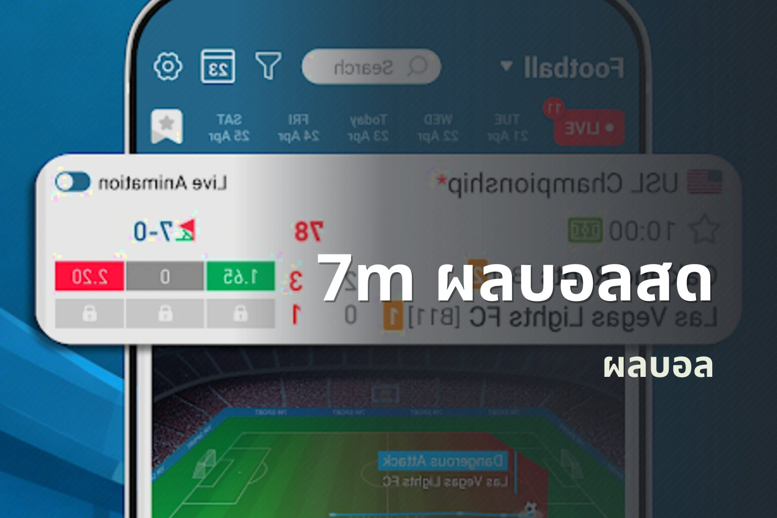 7m ผลบอลสด - sports results