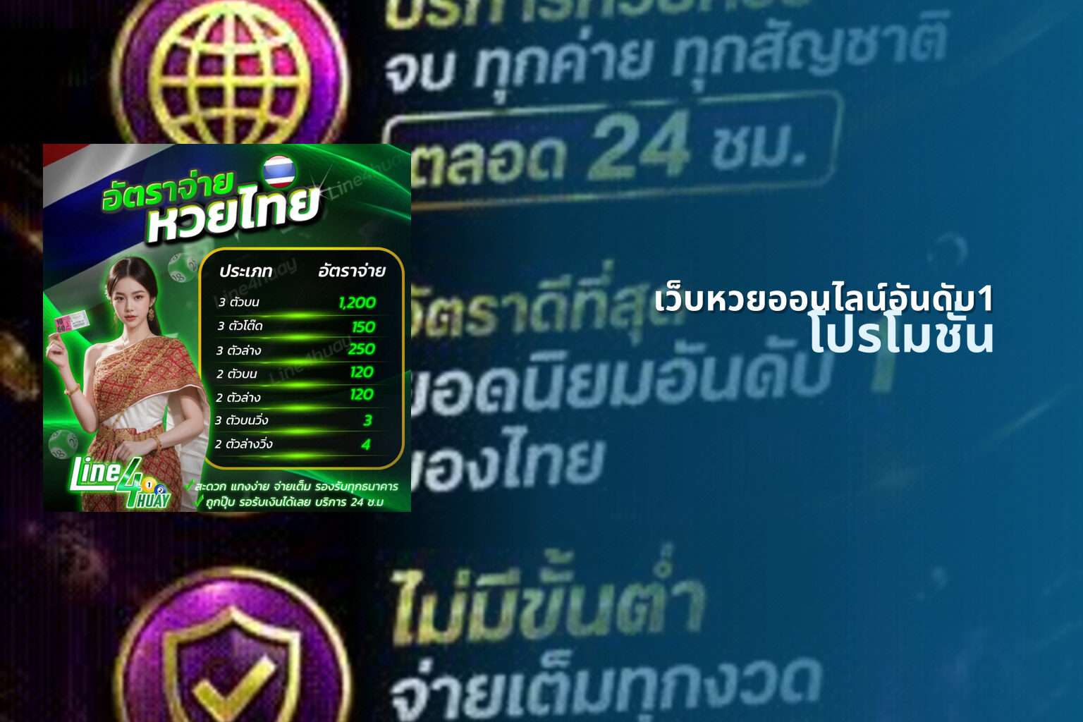 เว็บหวยออนไลน์อันดับ1 โปรโมชั่น