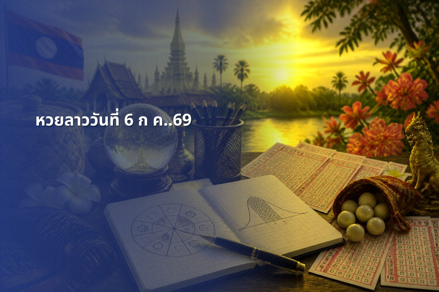 หวยลาววันที่ 6 ก ค..69 - lottery results