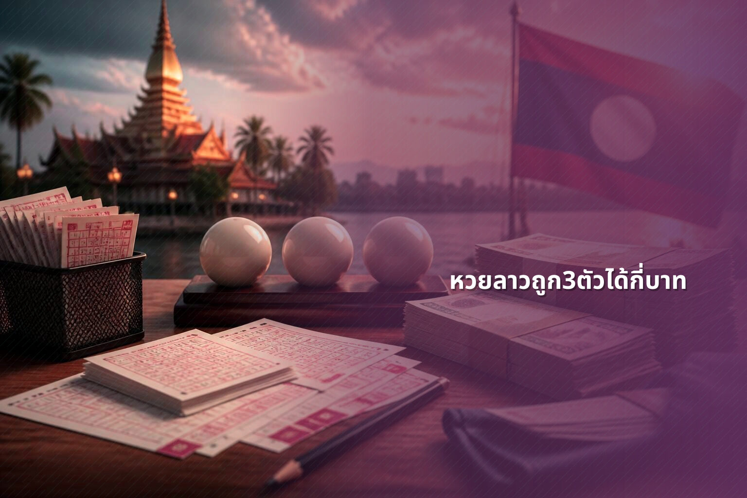 หวยลาวถูก3ตัวได้กี่บาท - lottery payout information