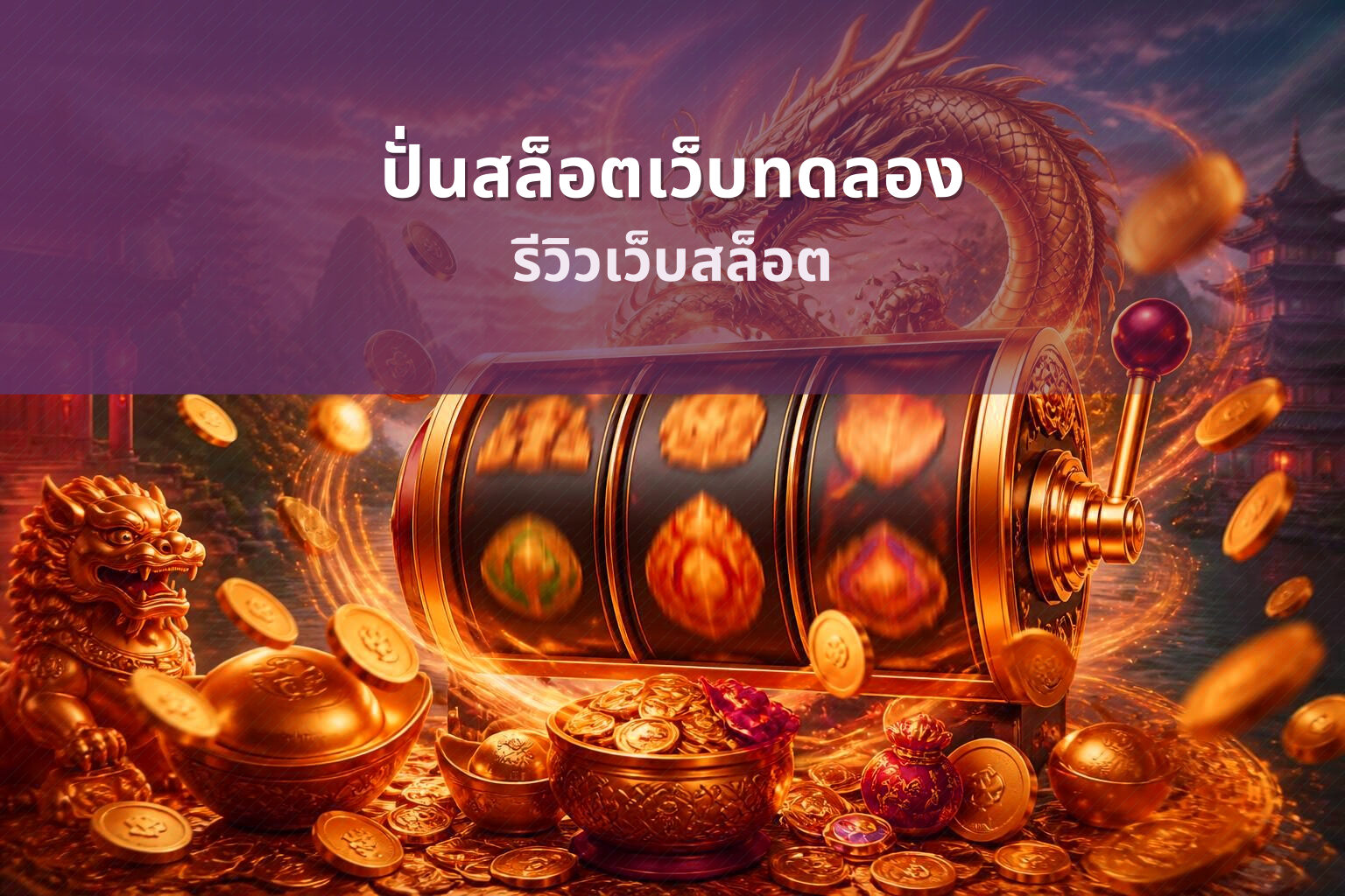 ปั่นสล็อตเว็บทดลอง รีวิวเว็บสล็อต