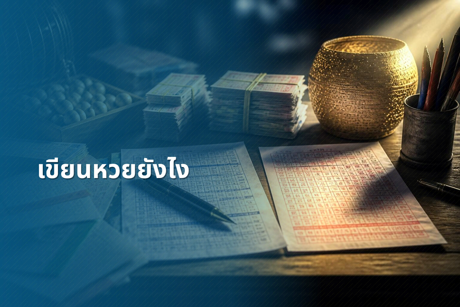 เขียนหวยยังไง - หวย