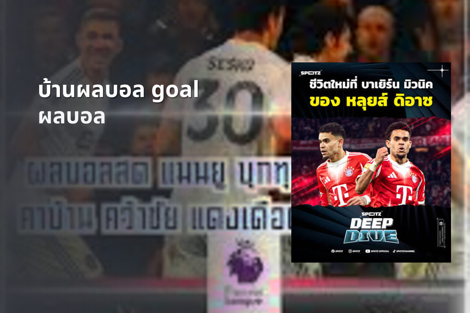 บ้านผลบอล goal - sports results