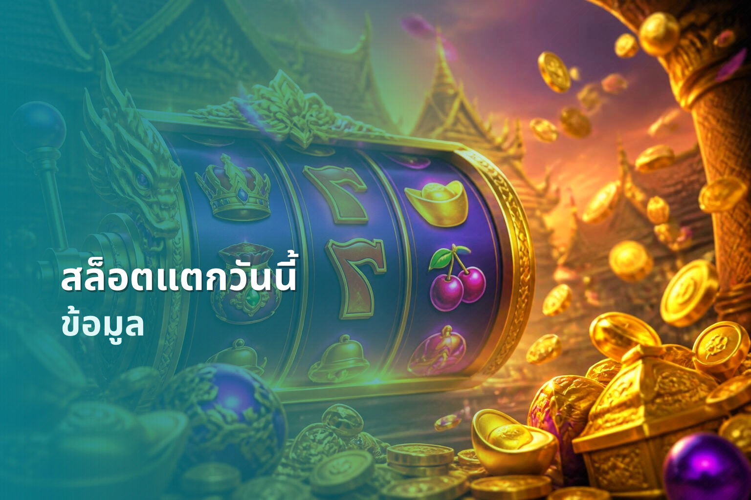 สล็อตแตกวันนี้ ข้อมูล