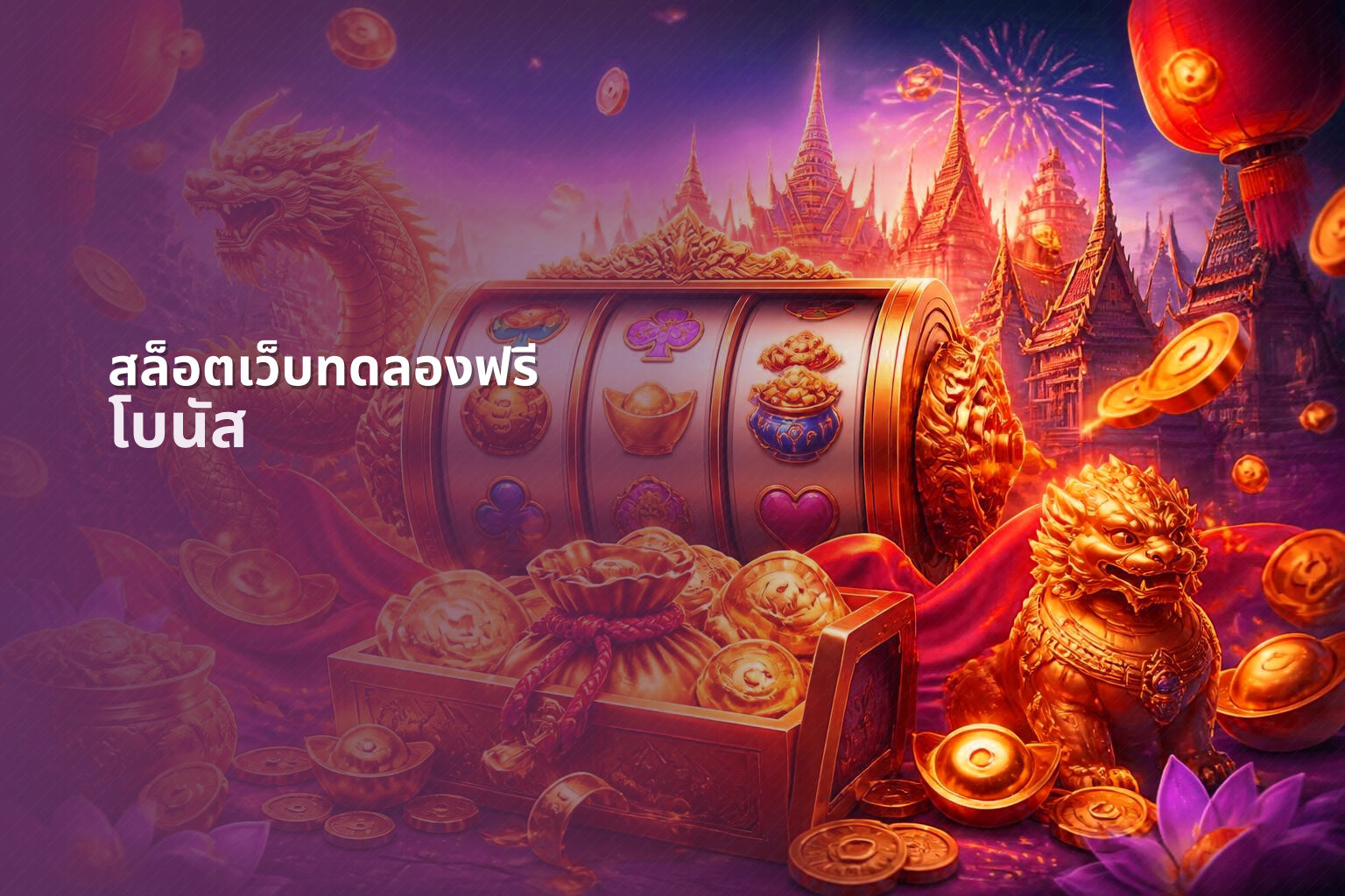 สล็อตเว็บทดลองฟรี โบนัส