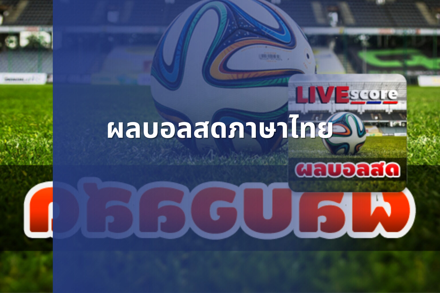 ผลบอลสดภาษาไทย - live football scores