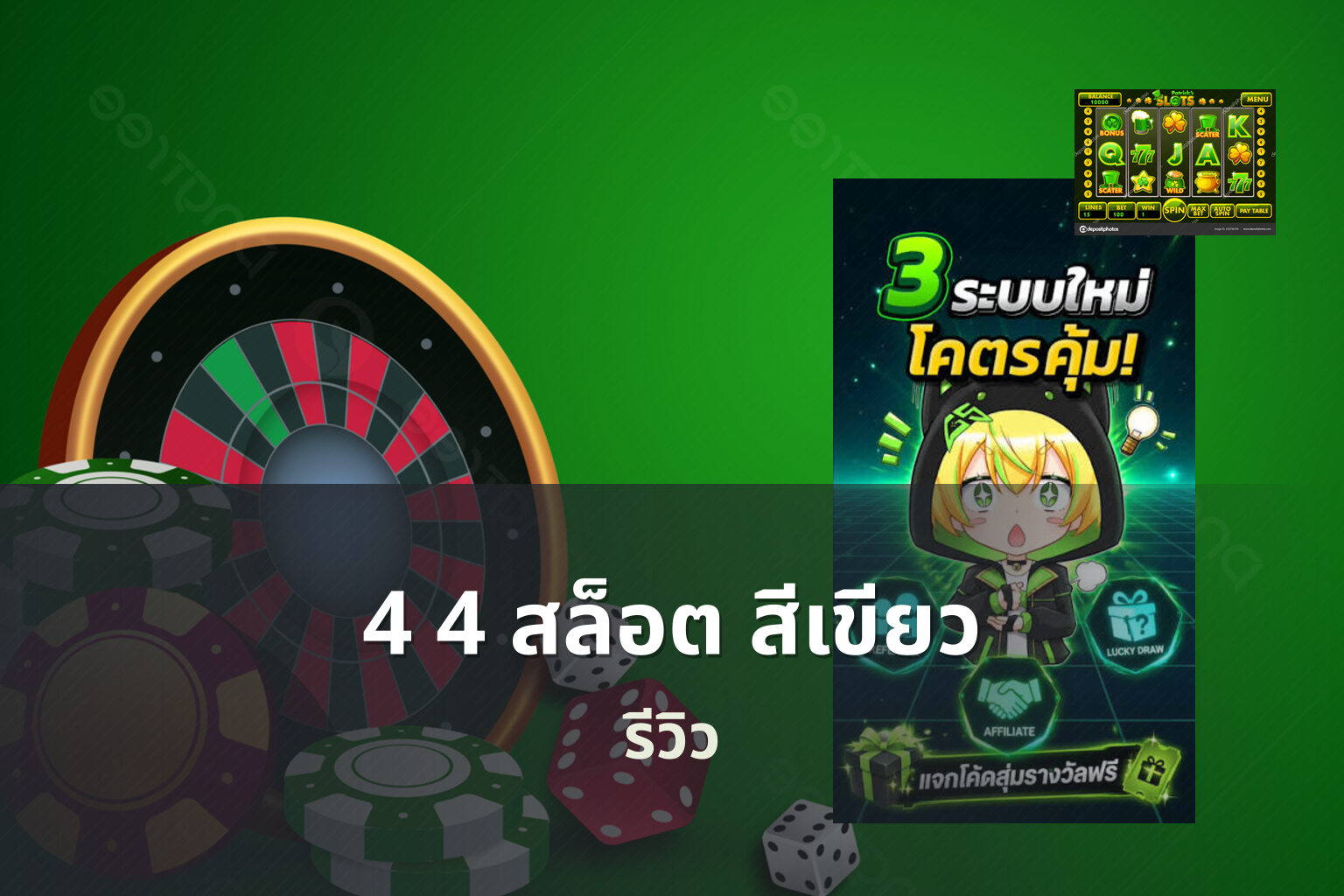 4 4 สล็อต สีเขียว - slot game